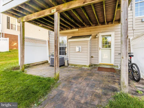 a front view of a house with wooden floor