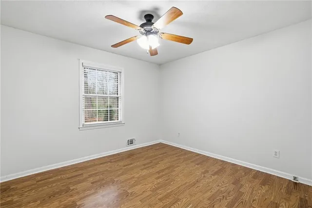 wooden floor in an empty room