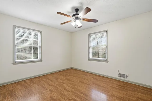 wooden floor in an empty room
