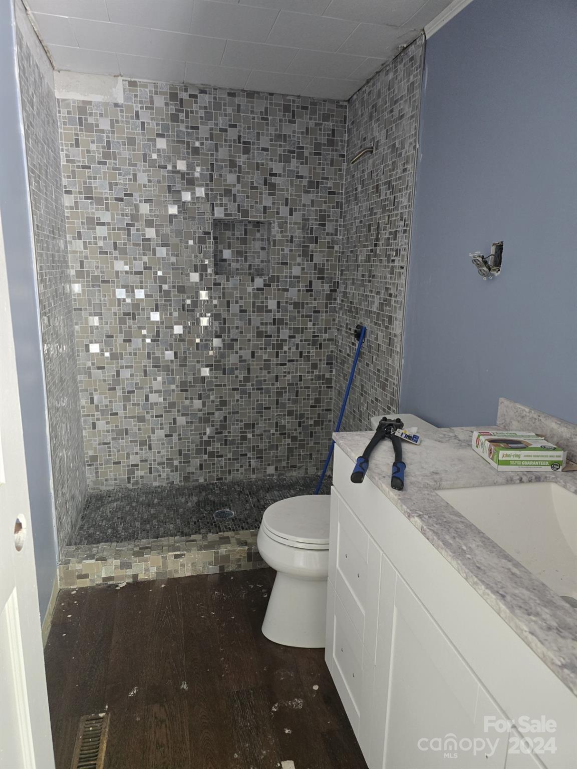 4080 Piney Road Morganton, NC 28655 - Photo 12 of 23 a bathroom with a toilet and a sink