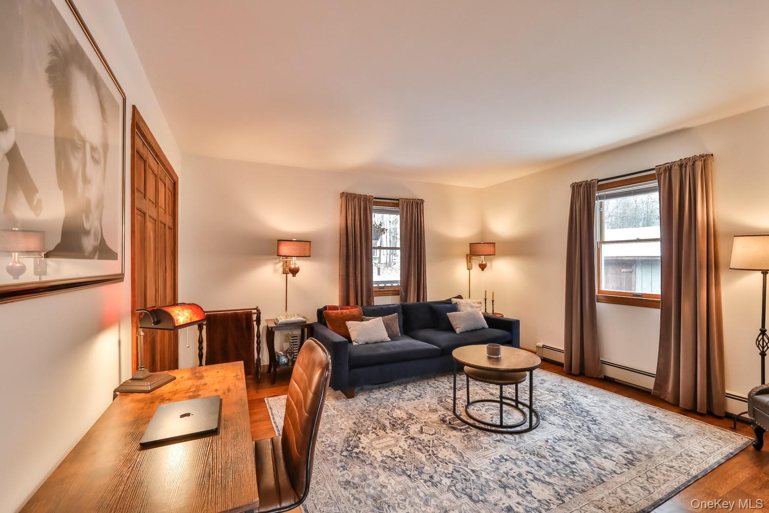 61 Mt View Estates Road Windham, NY 12496 - Photo 11 of 38 a living room with furniture a rug and a window