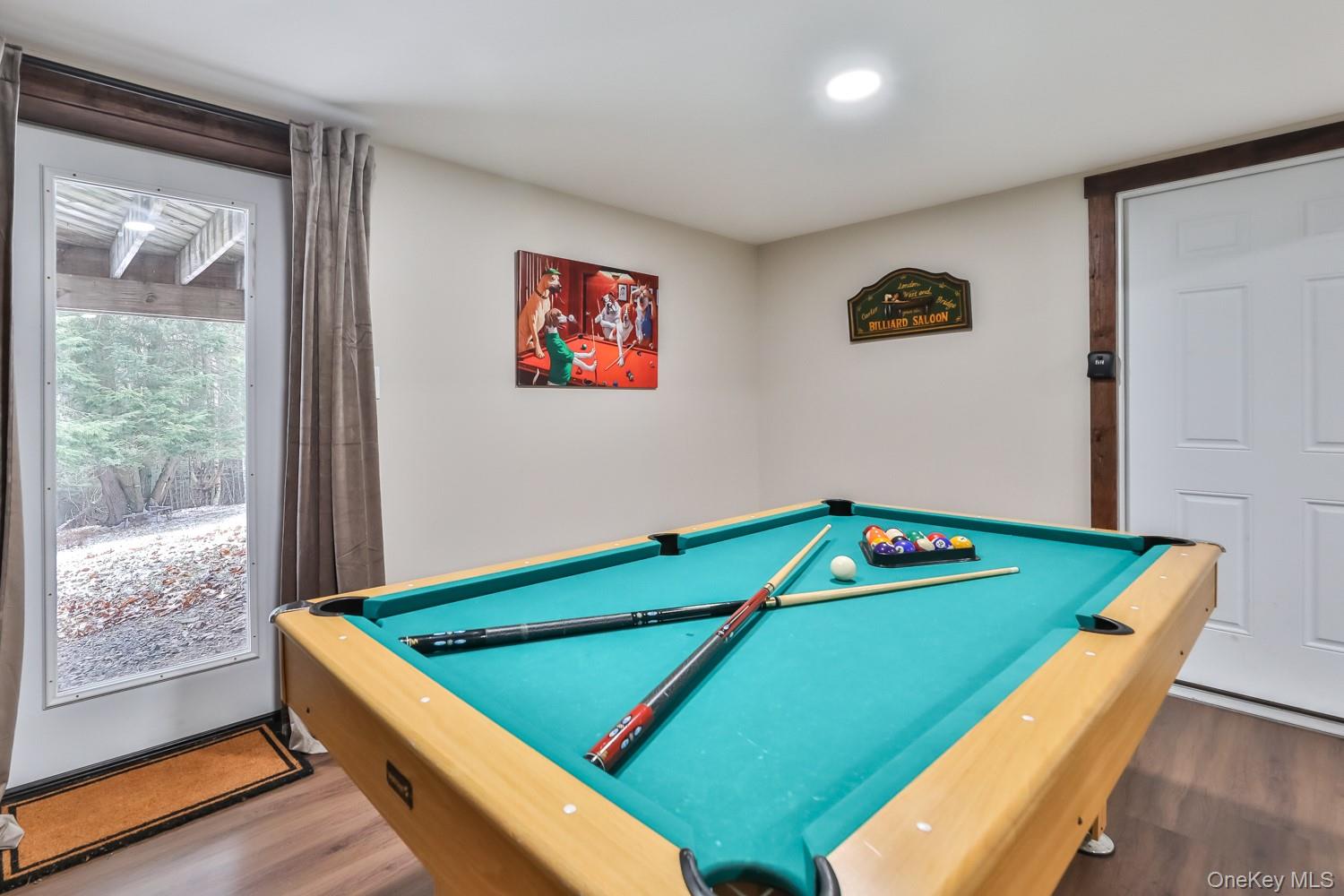 61 Mt View Estates Road Windham, NY 12496 - Photo 33 of 38 a room with pool table and windows