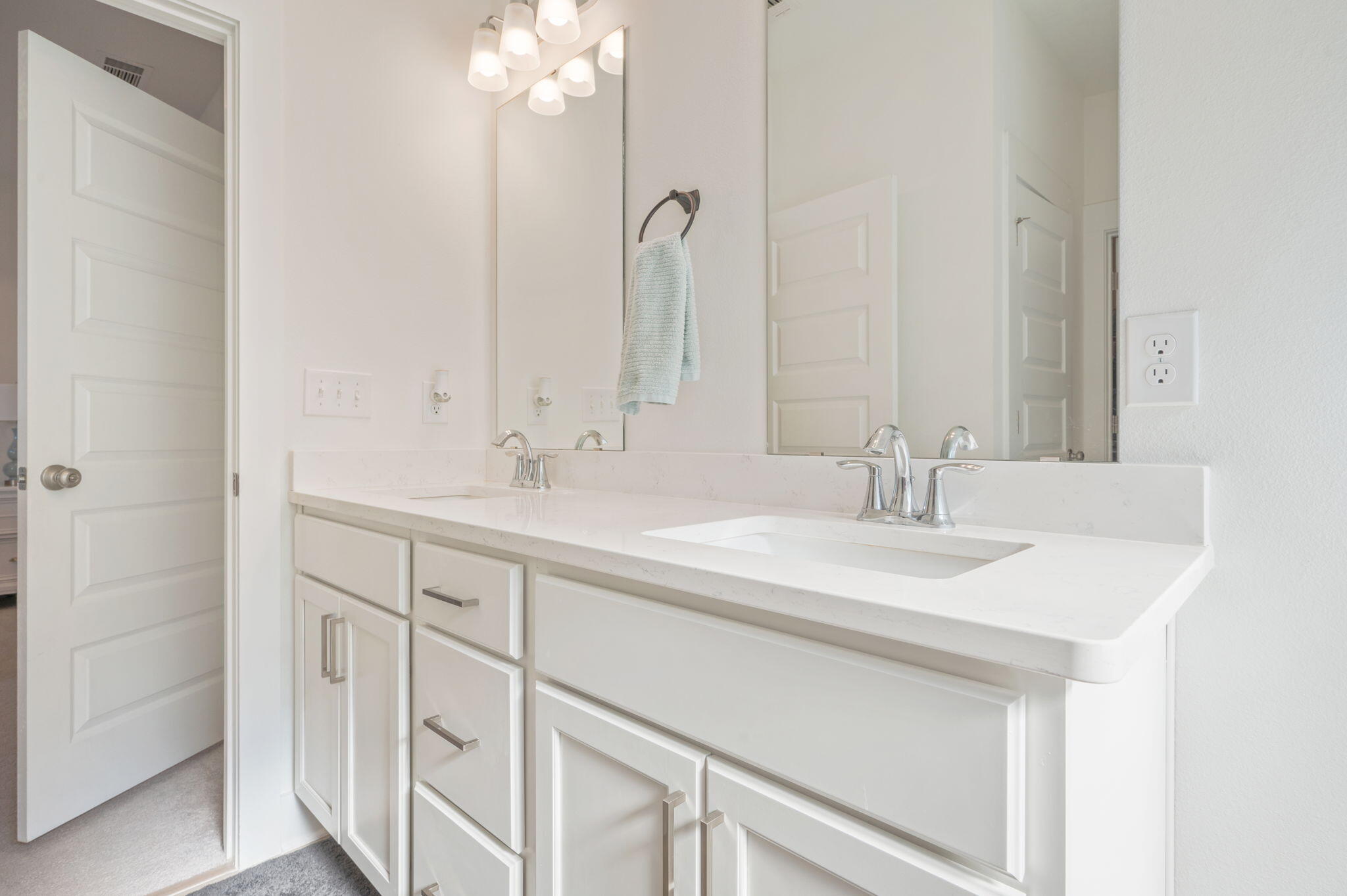 109 Blooming Cove Crestview, FL 32539 - Photo 30 of 42 a bathroom with double sink and a mirror