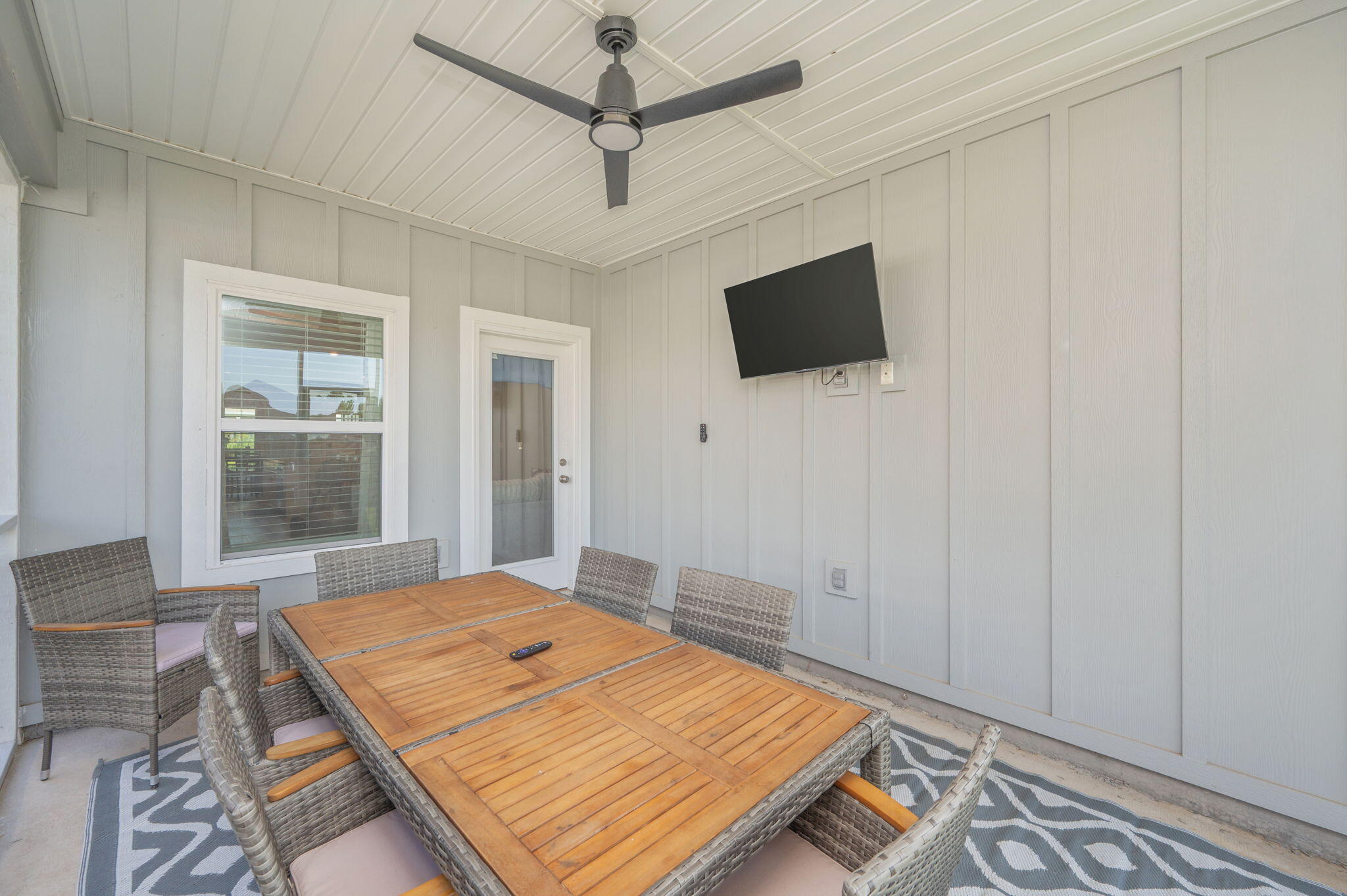 109 Blooming Cove Crestview, FL 32539 - Photo 37 of 42 a bedroom with a bed and a flat screen tv