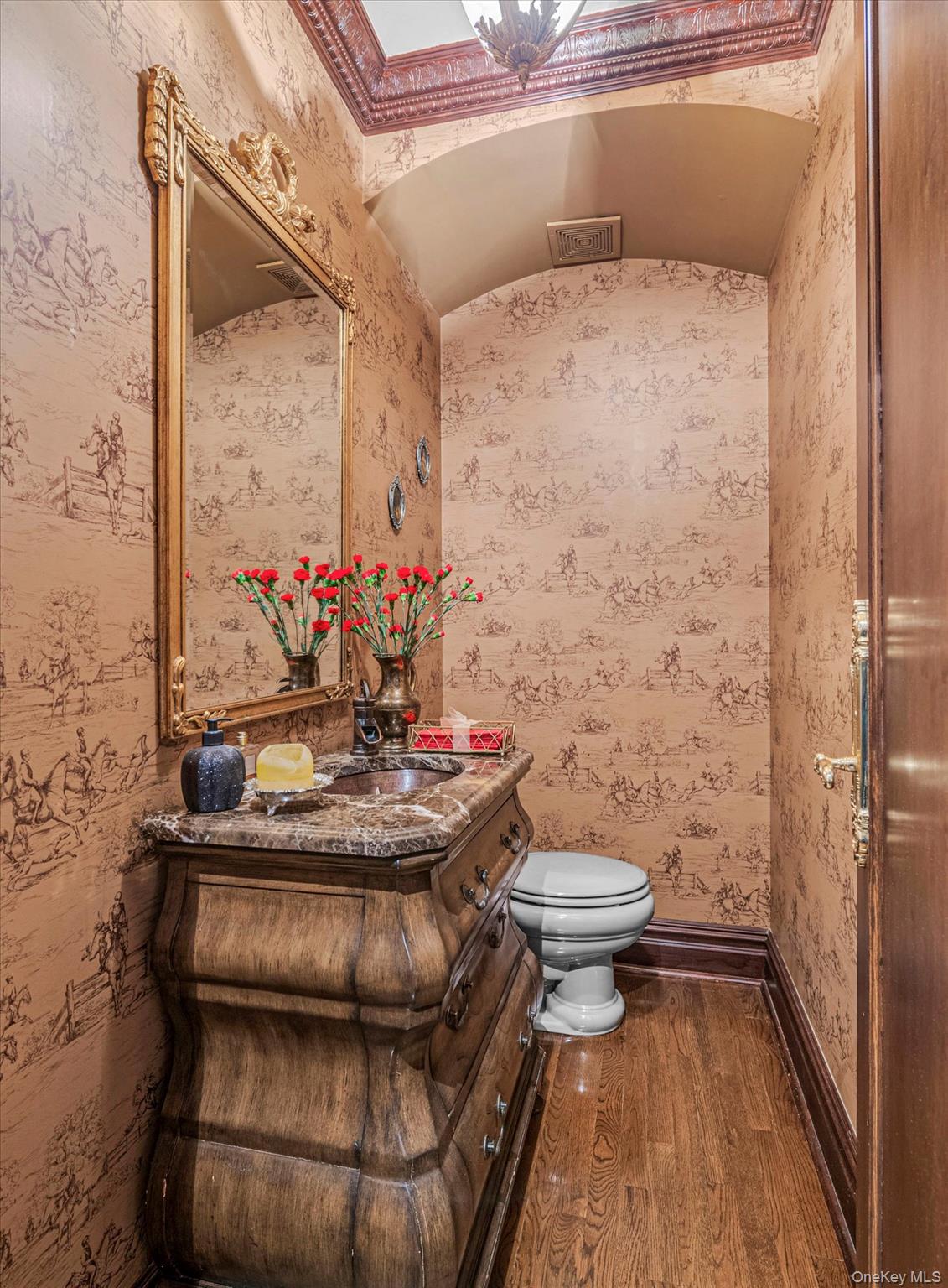 183 Mill Spring Road Manhasset, NY 11030 - Photo 14 of 32 Main-level powder room with elegant finishes