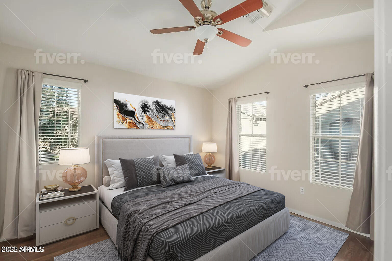 2150 East Bell Road, Unit 1044 Phoenix, AZ 85022 - Photo 4 of 35 3. Master bedroom angle 1