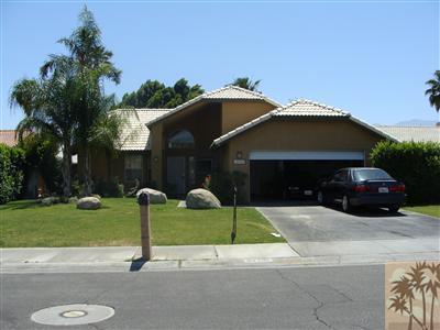 68707 Risueno Road Cathedral City, CA 92234 - Photo 1 of 6 a house view with a garden space
