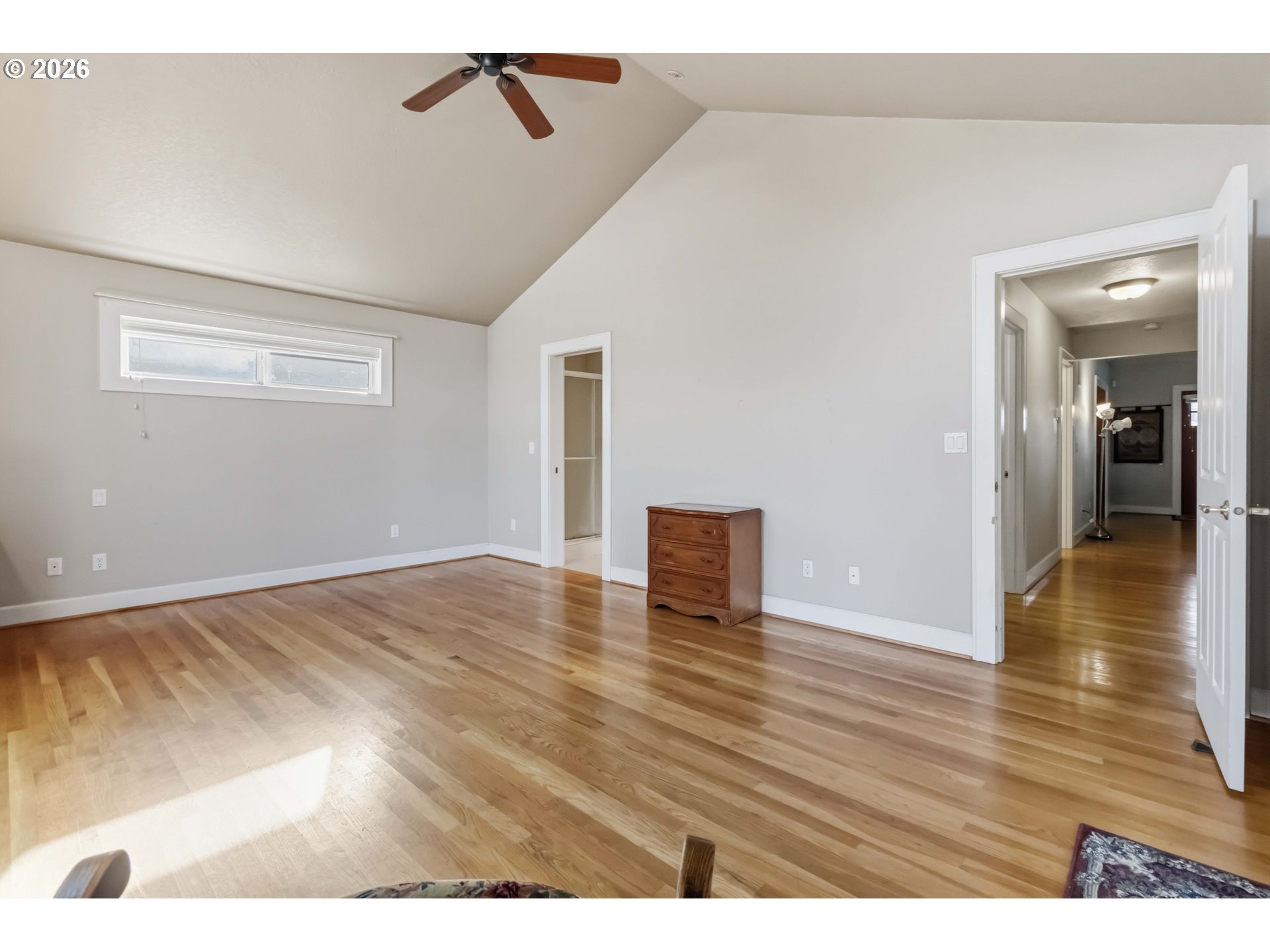 3008 Garfield Street Longview, WA 98632 - Photo 33 of 45 a view of an empty room with wooden floor