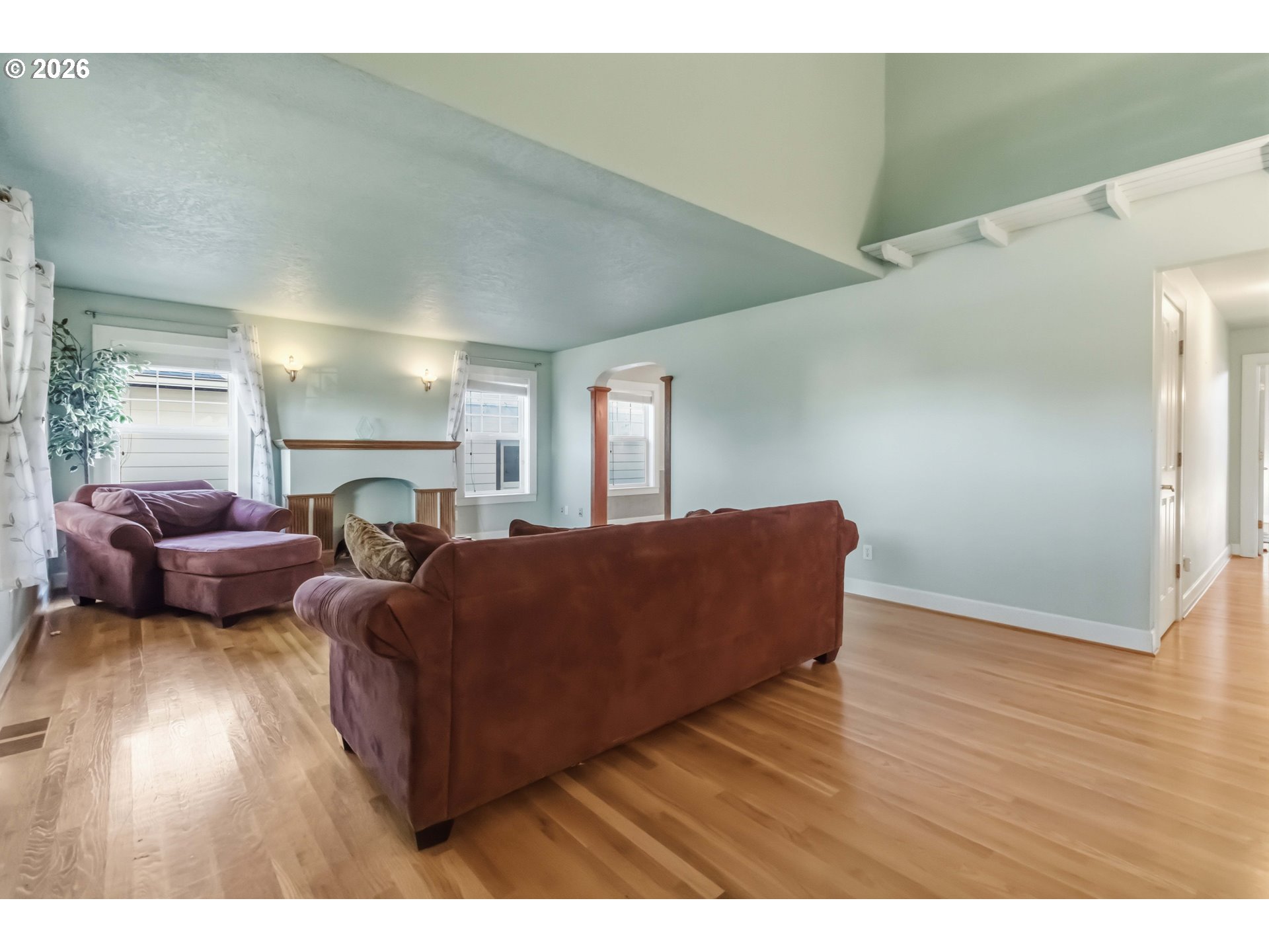 3008 Garfield Street Longview, WA 98632 - Photo 6 of 45 a living room with furniture and a wooden floor