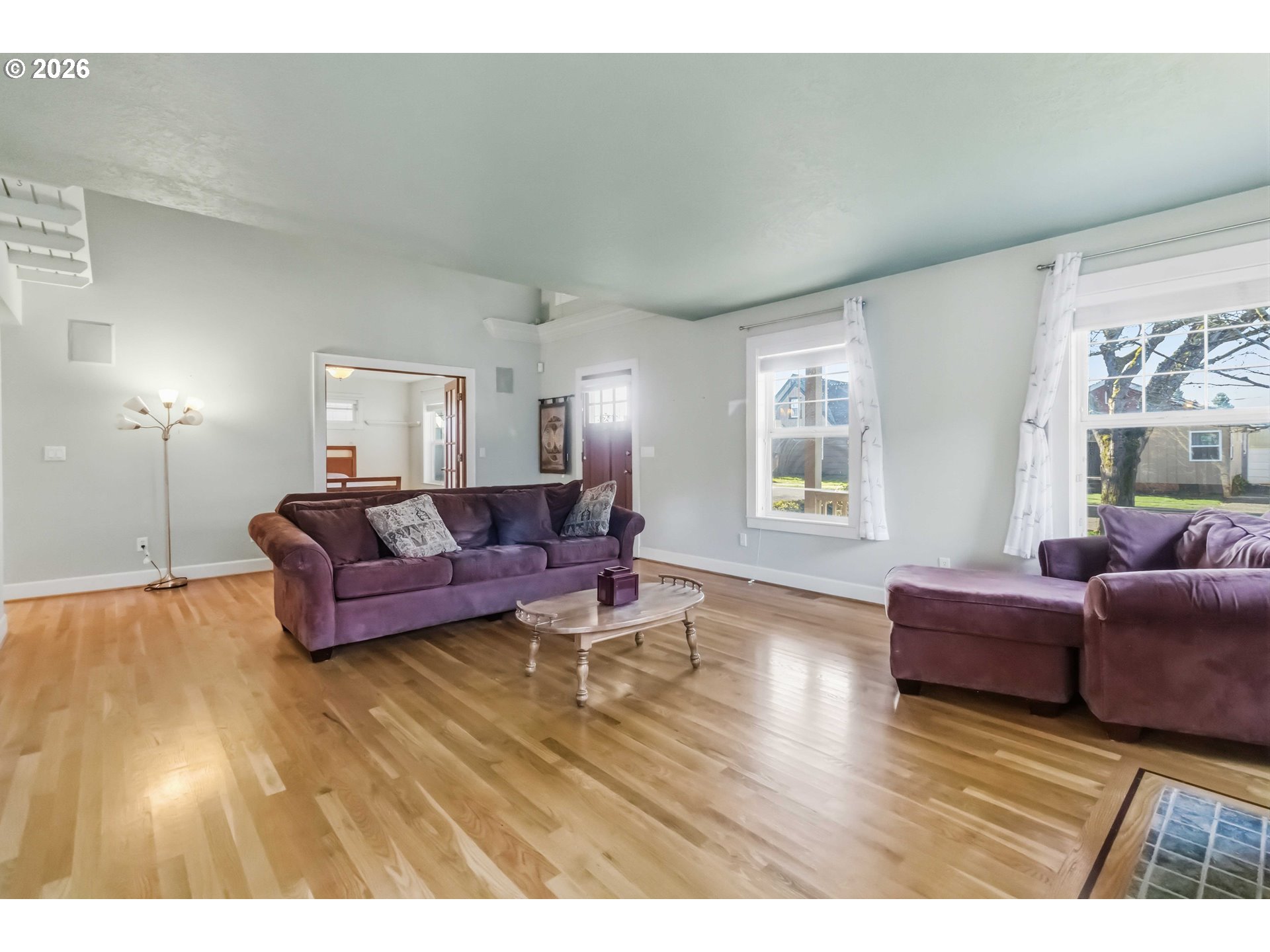 3008 Garfield Street Longview, WA 98632 - Photo 10 of 45 a living room with furniture and a wooden floor