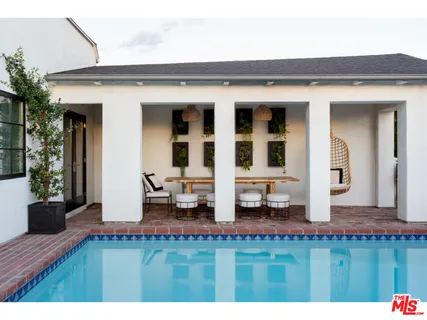 a view of a house with patio