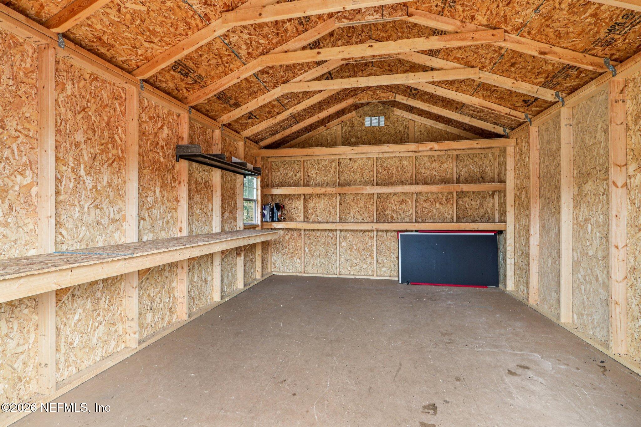 7815 Old Kings Road South Jacksonville, FL 32217 - Photo 25 of 28 BARN SHED INTERIOR