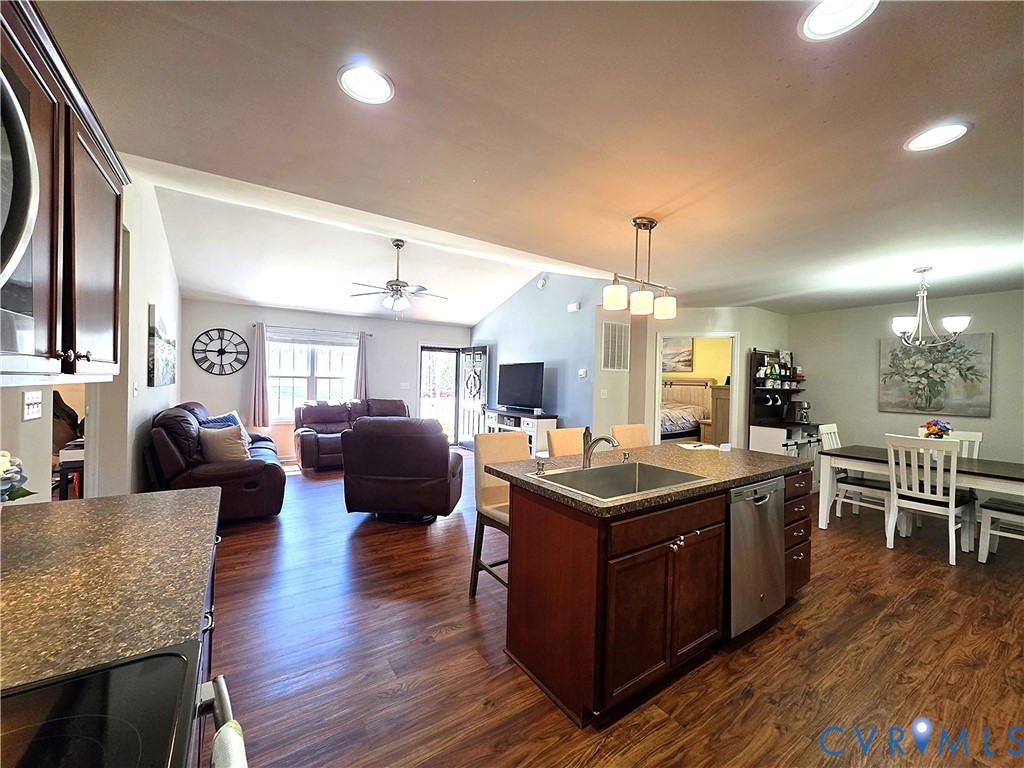 6720 River Road Petersburg, VA 23803 - Photo 10 of 29 Large island with bar seating