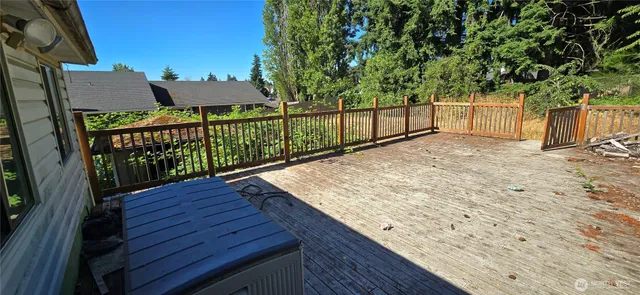 a view of a roof deck