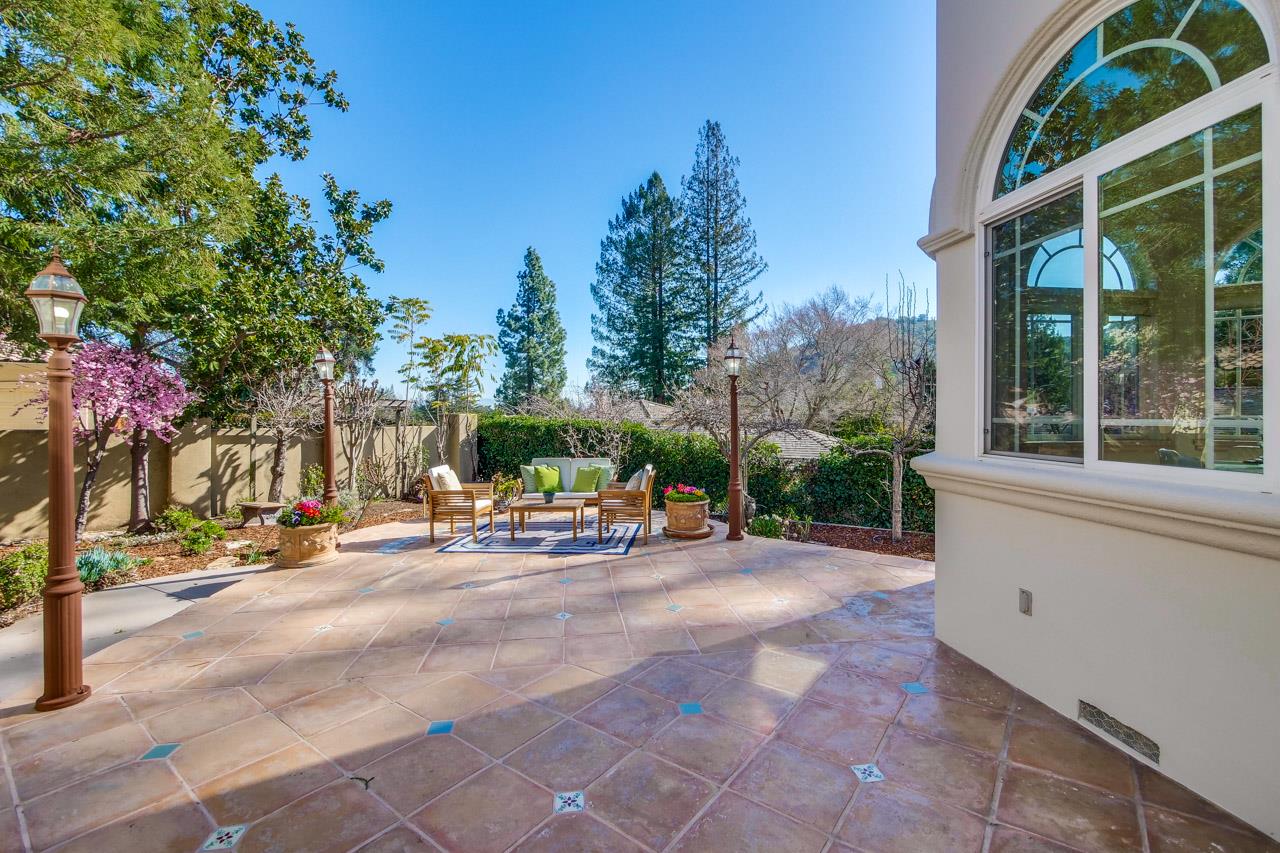 10935 Miramonte Road Cupertino, CA 95014 - Photo 70 of 71 a view of a backyard with a sitting area