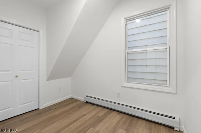 a view of a room with rack on the wall