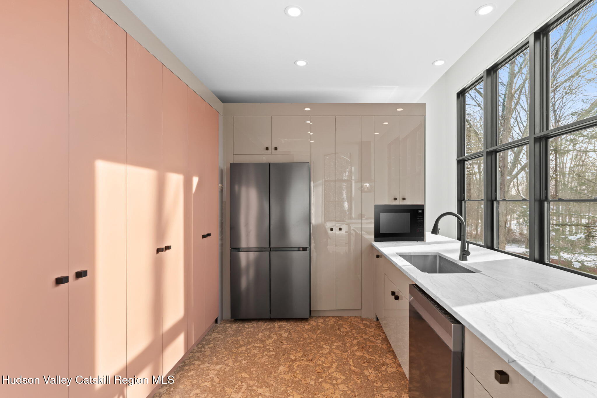 178 Chestnut Hill Road Woodstock, NY 12498 - Photo 7 of 42 a kitchen with stainless steel appliances granite countertop a refrigerator and a sink