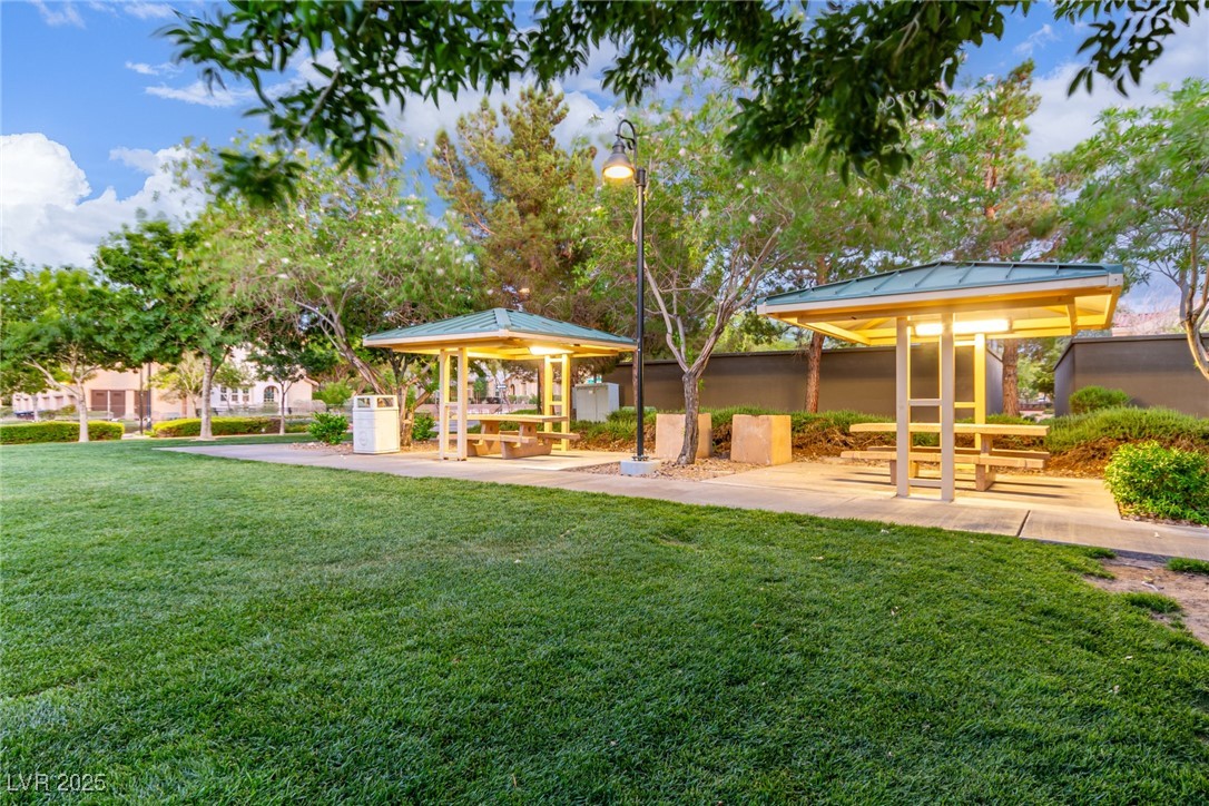 3165 Via Como Henderson, NV 89044 - Photo 41 of 42 View of home's community featuring a gazebo and a yard