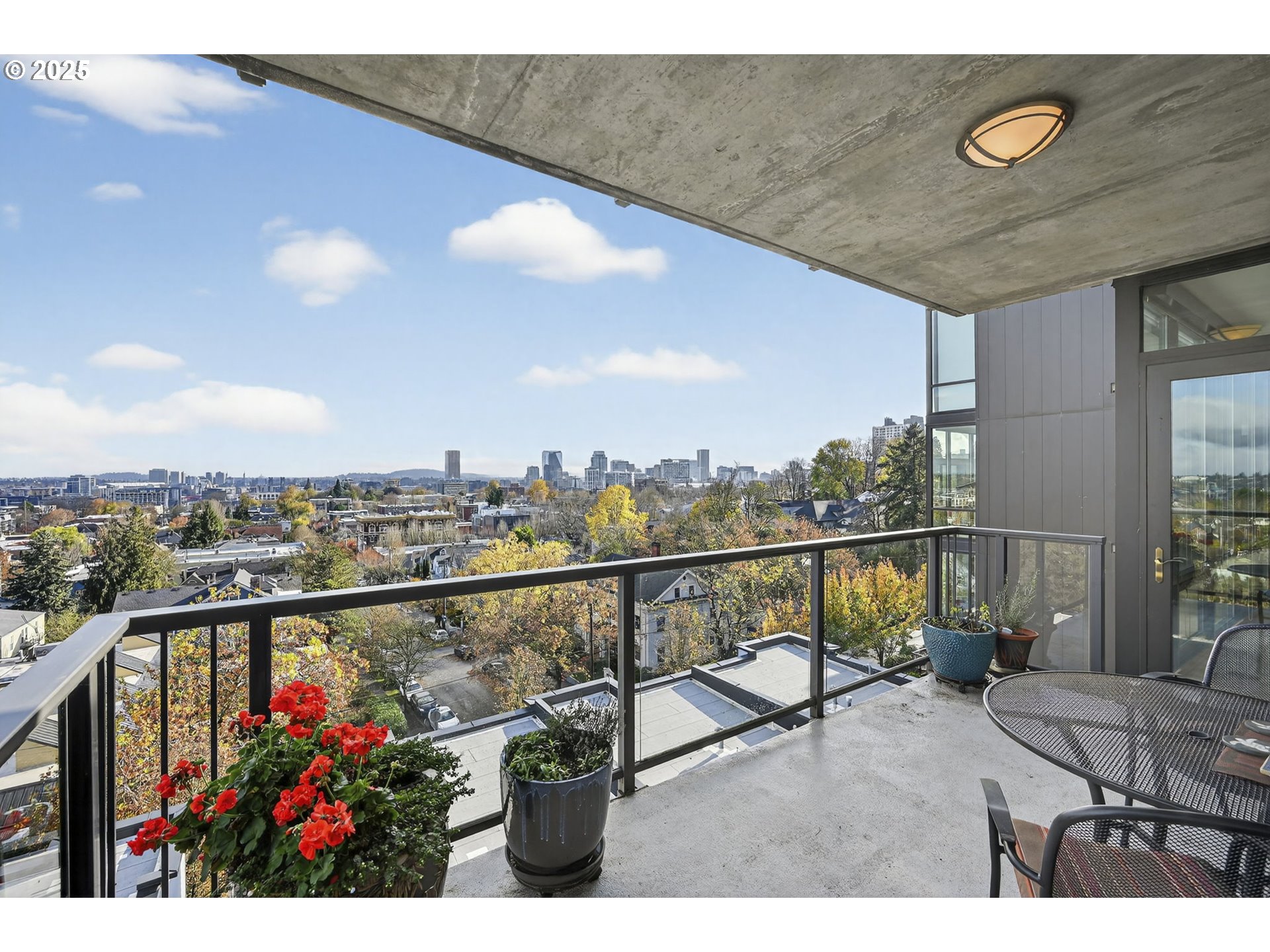 2448 Northwest Westover Road, Unit E402 Portland, OR 97210 - Photo 18 of 31 a view of a city from a balcony