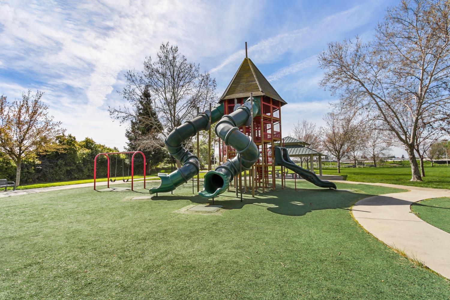 8196 Kramer Ranch Way Elk Grove, CA 95758 - Photo 37 of 47 a view of a park with swings