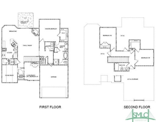 135 Smoke Rise Road Richmond Hill, GA 31324 - Photo 18 of 18 1st Floor Plan.
