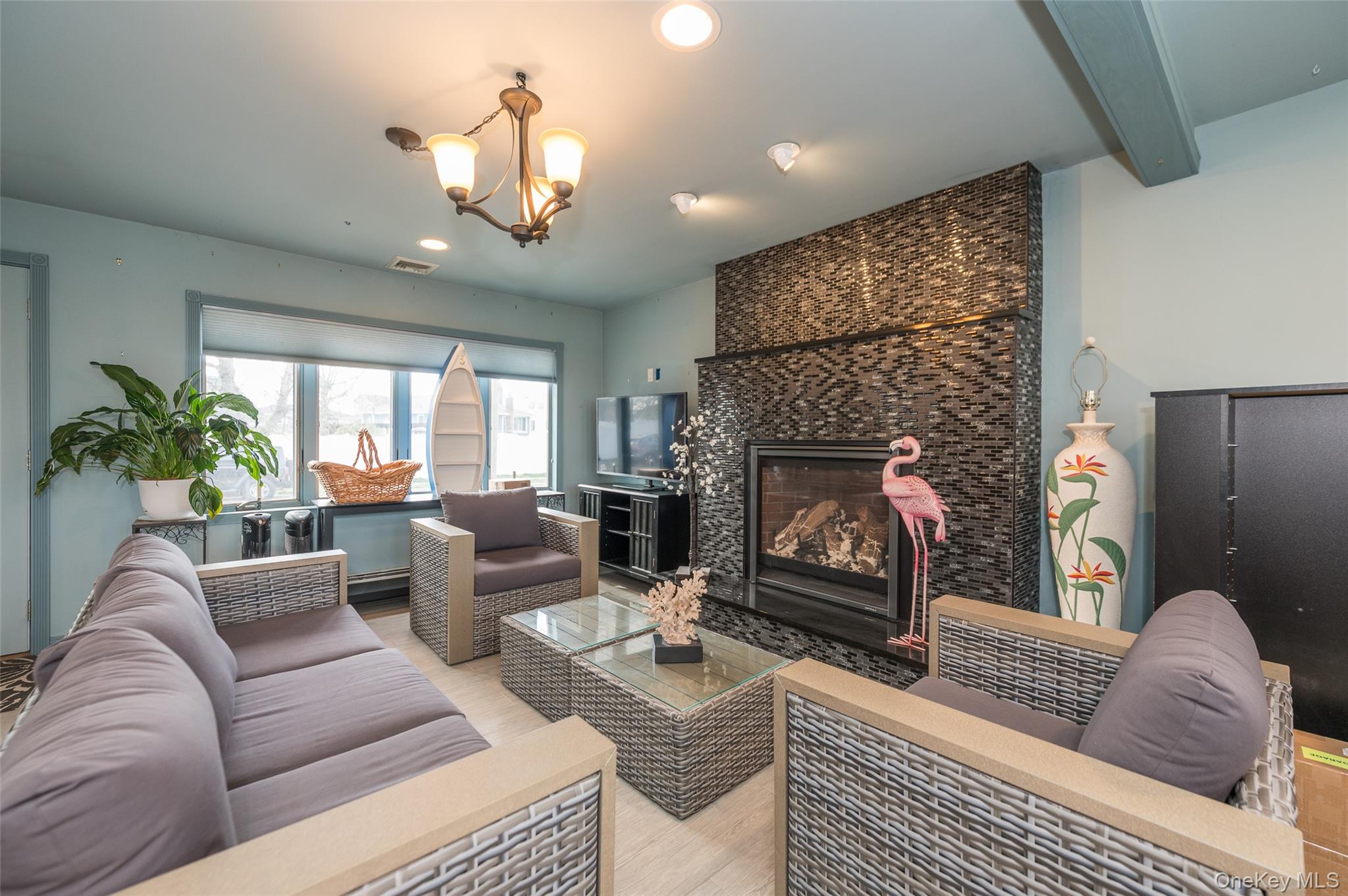 3414 Riverside Drive Oceanside, NY 11572 - Photo 2 of 26 Beautiful fireplace in den area