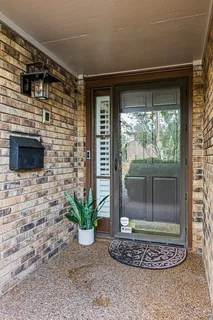 a glass door with a glass door