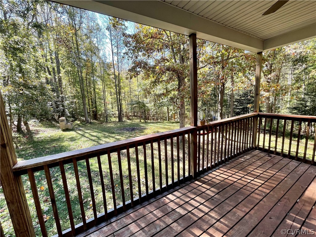6506 Parrish Road Providence Forge, VA 23140 - Photo 45 of 50 Enjoy Nature from your Covered Deck