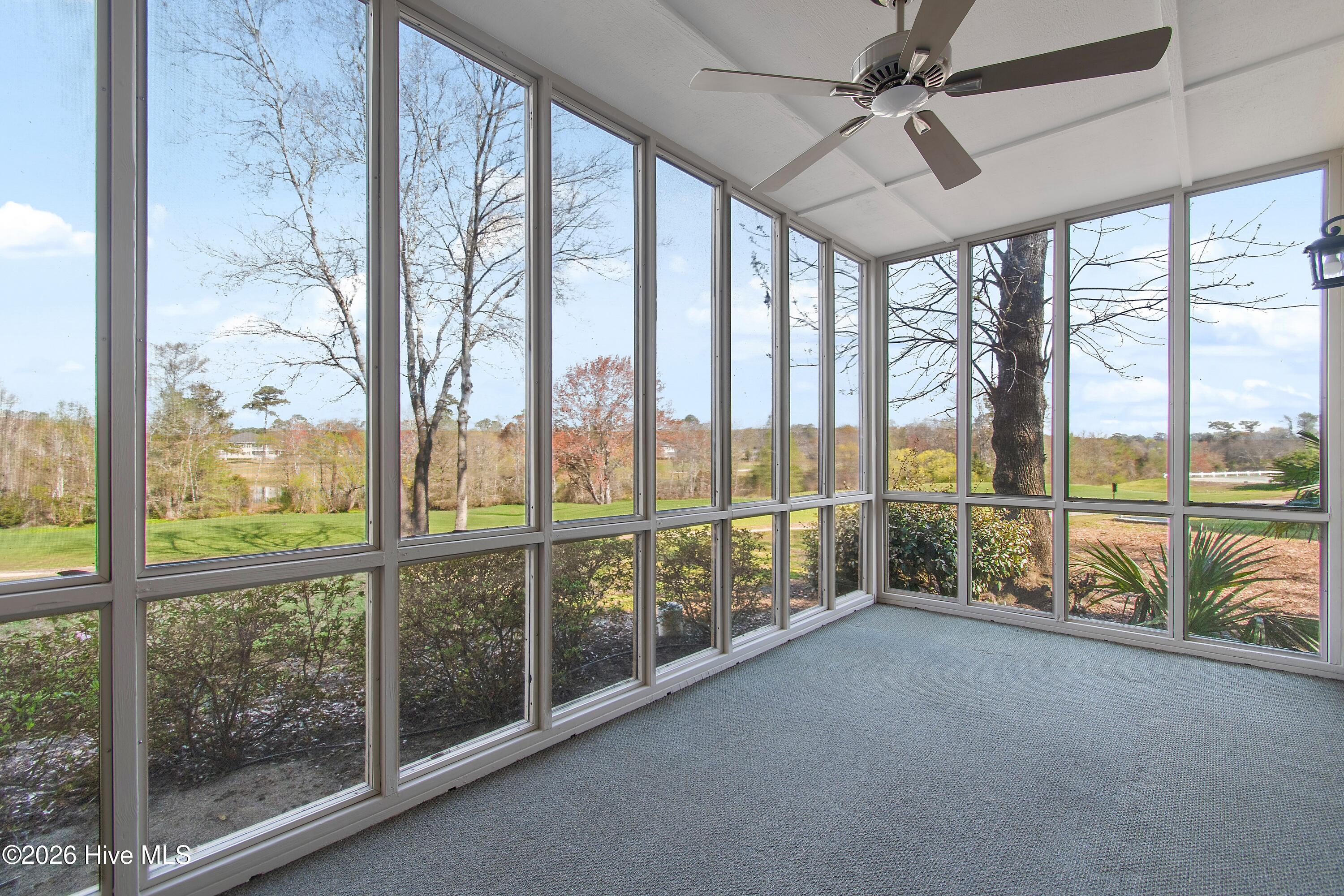 215 Clubhouse Road, Unit 2 Sunset Beach, NC 28468 - Photo 21 of 50 Main screened porch