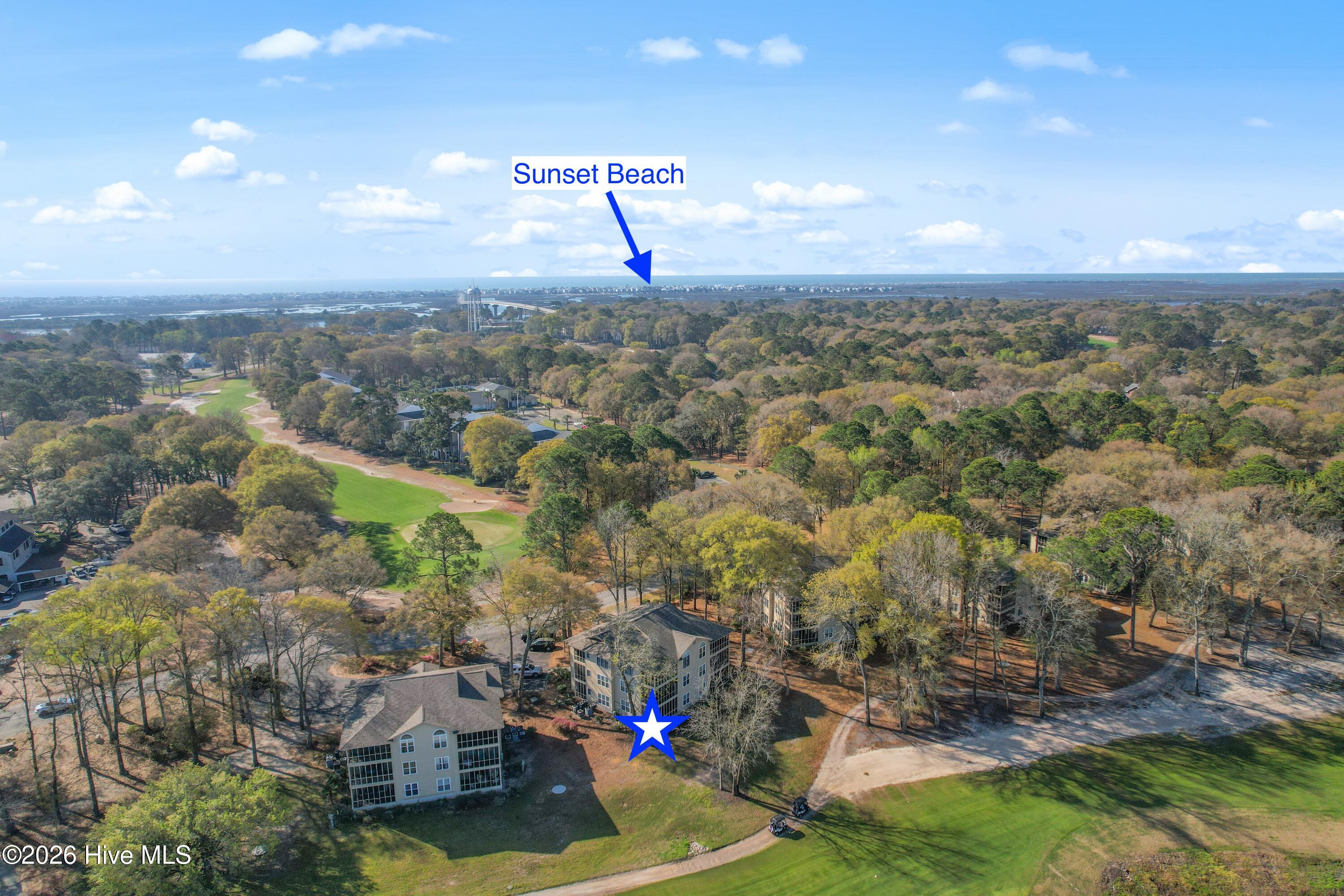 215 Clubhouse Road, Unit 2 Sunset Beach, NC 28468 - Photo 31 of 50 Aerial location