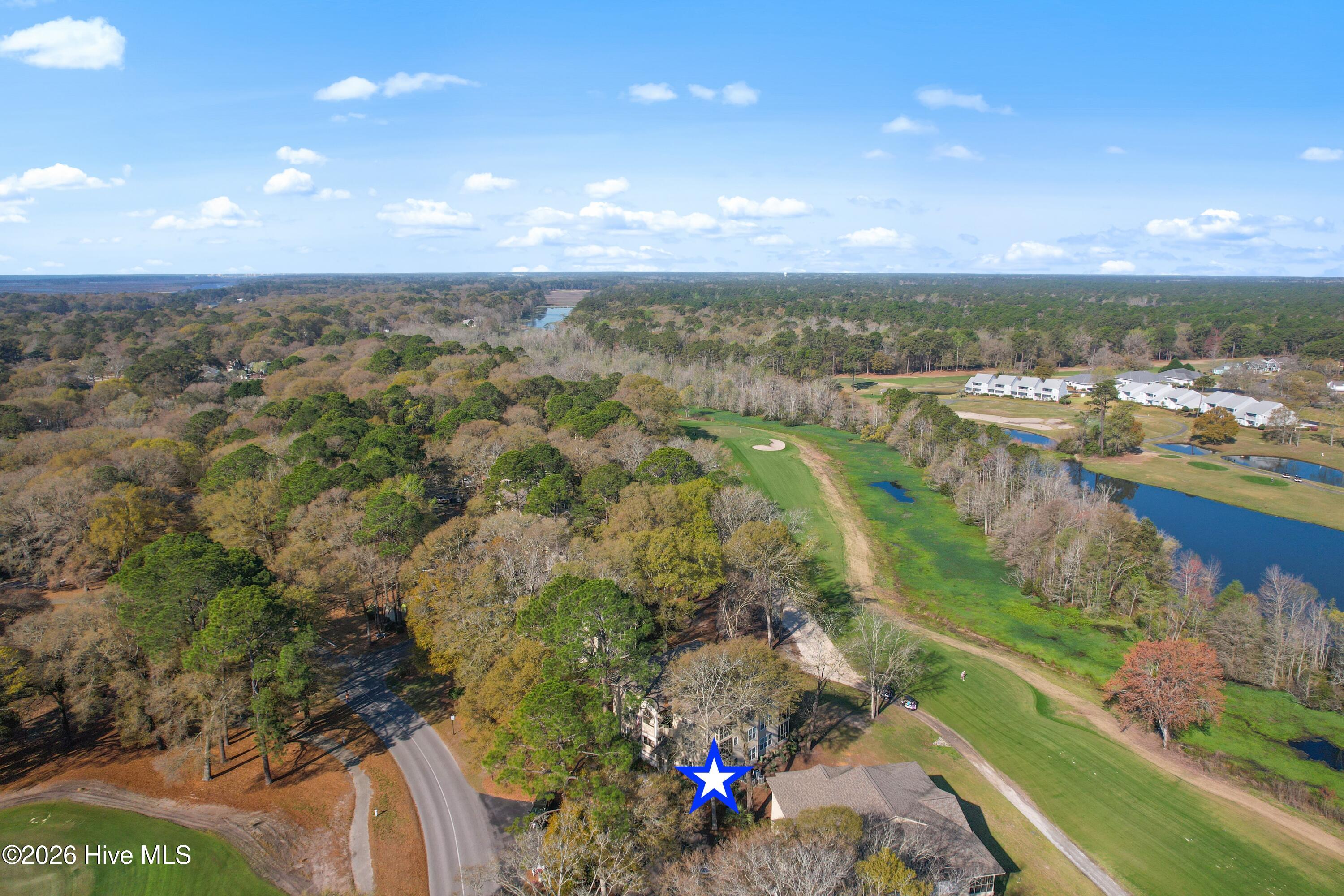 215 Clubhouse Road, Unit 2 Sunset Beach, NC 28468 - Photo 34 of 50 Aerial location