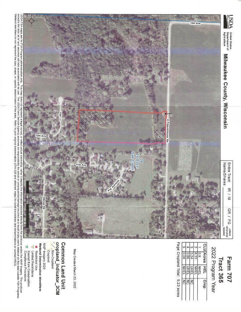 3431 East Fitzsimmons Road Oak Creek, WI 53154 - Photo 11 of 12 TOPO Map
