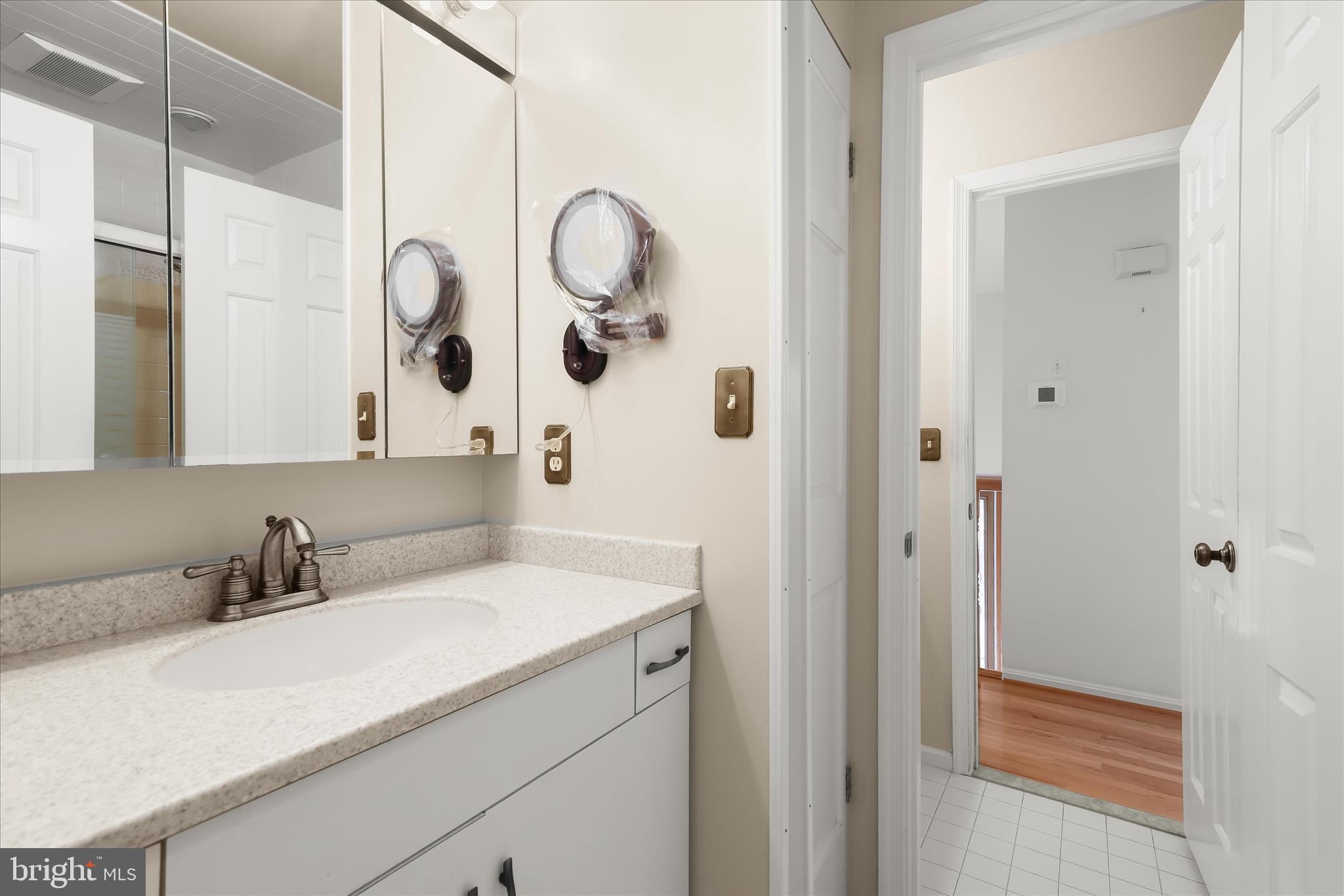13612 Jacobs Road Mount Airy, MD 21771 - Photo 26 of 90 a bathroom with a sink and a mirror