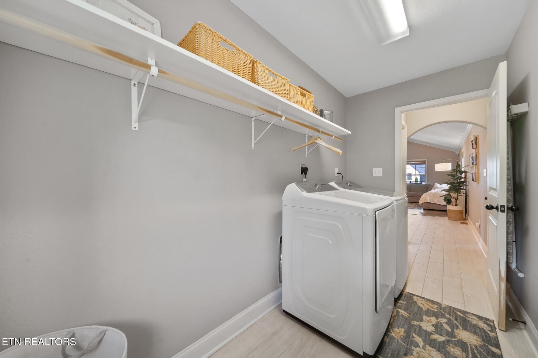8012 Campbells Point Road Corryton, TN 37721 - Photo 17 of 39 a utility room with dryer and washer