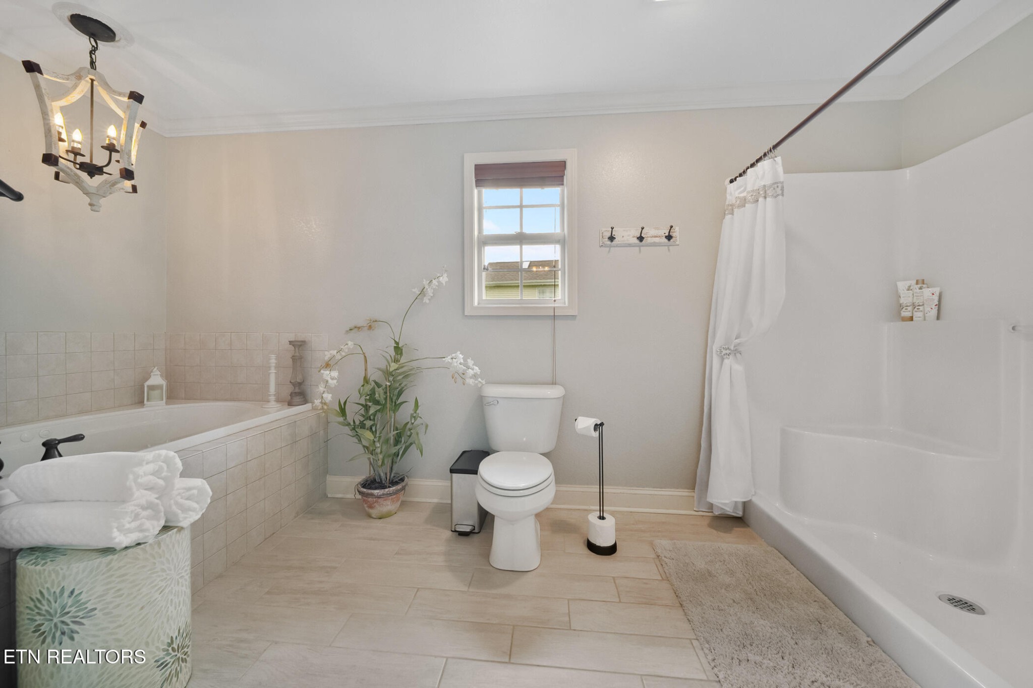 8012 Campbells Point Road Corryton, TN 37721 - Photo 23 of 39 a bathroom with a sink a toilet and shower