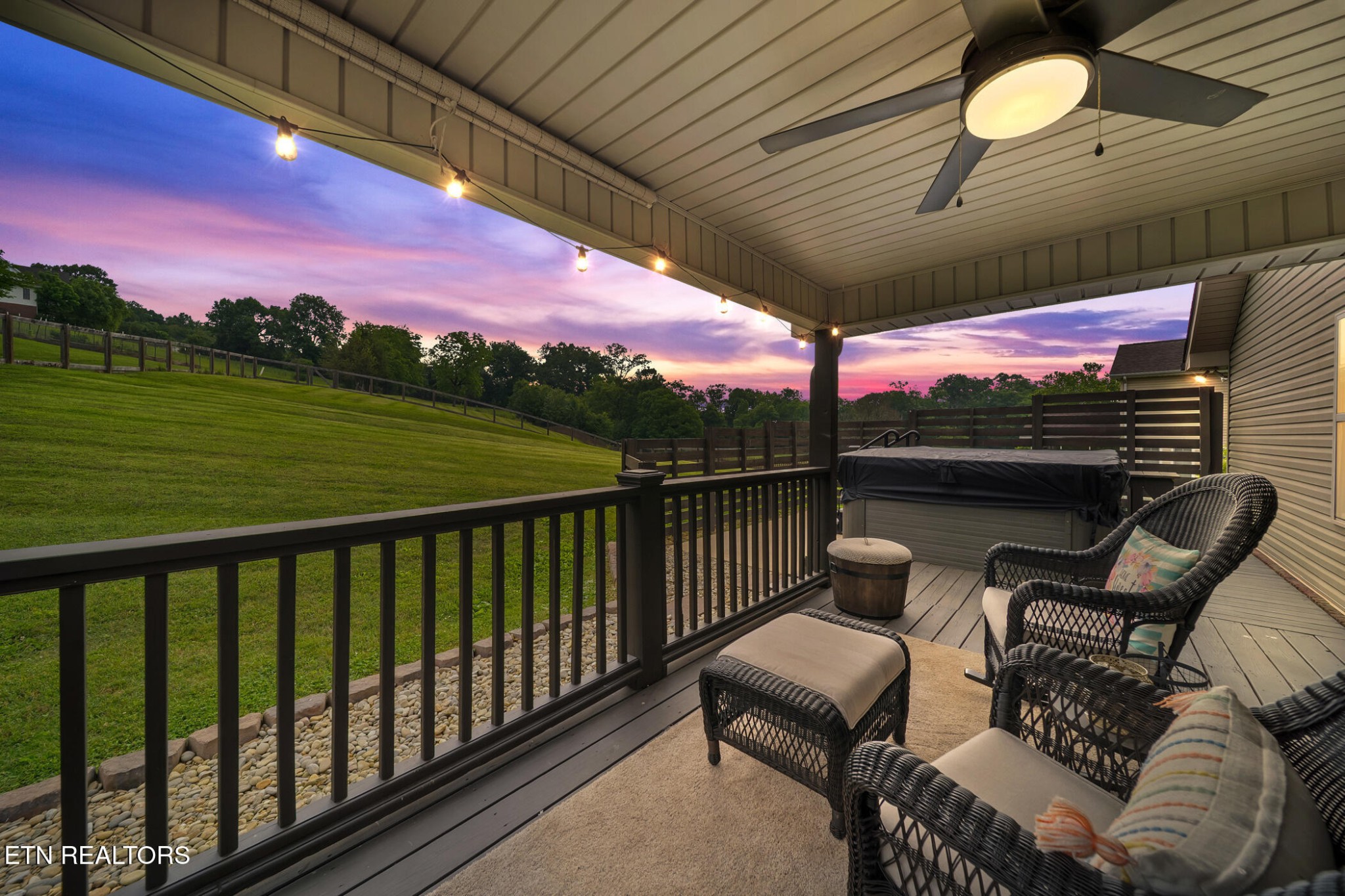 8012 Campbells Point Road Corryton, TN 37721 - Photo 25 of 39 a view of a balcony with furniture