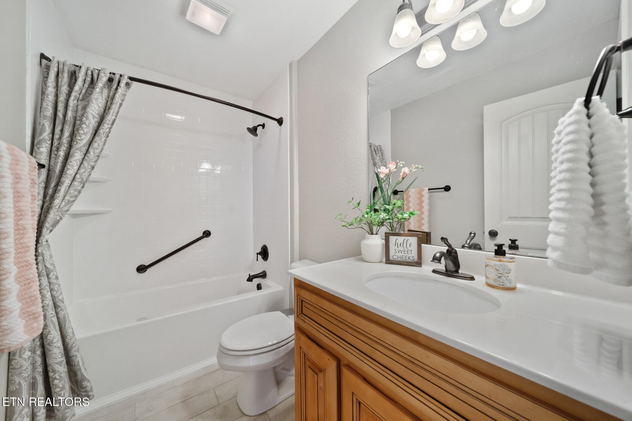 8012 Campbells Point Road Corryton, TN 37721 - Photo 30 of 39 a bathroom with a sink a toilet and shower
