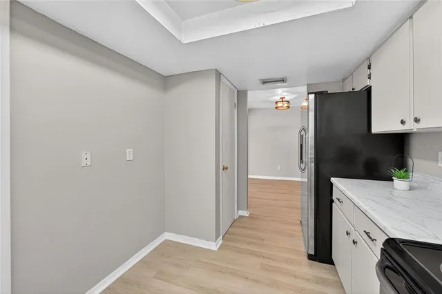 a bathroom with a shower curtain