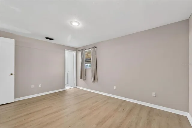 wooden floor in an empty room