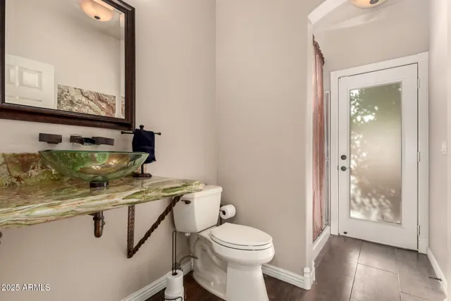 a view of a entryway door front of house