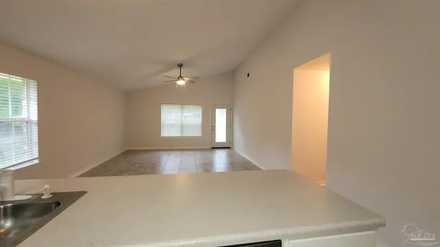 a view of livingroom and window