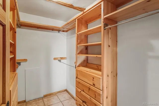 a view of walk in closet