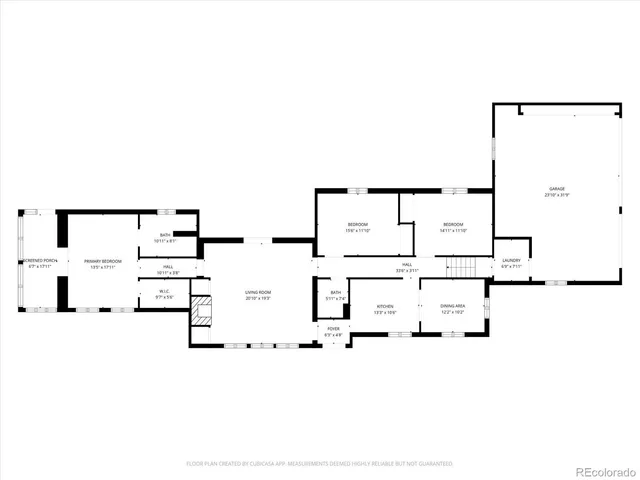 a picture of floor plan