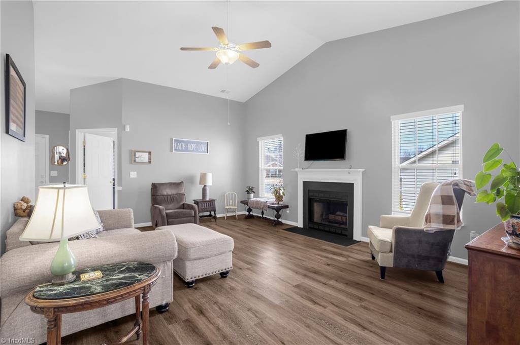 2786 WaterStone Loop High Point, NC 27265 - Photo 8 of 30 Wood Burning Fireplace creates a cozy space!