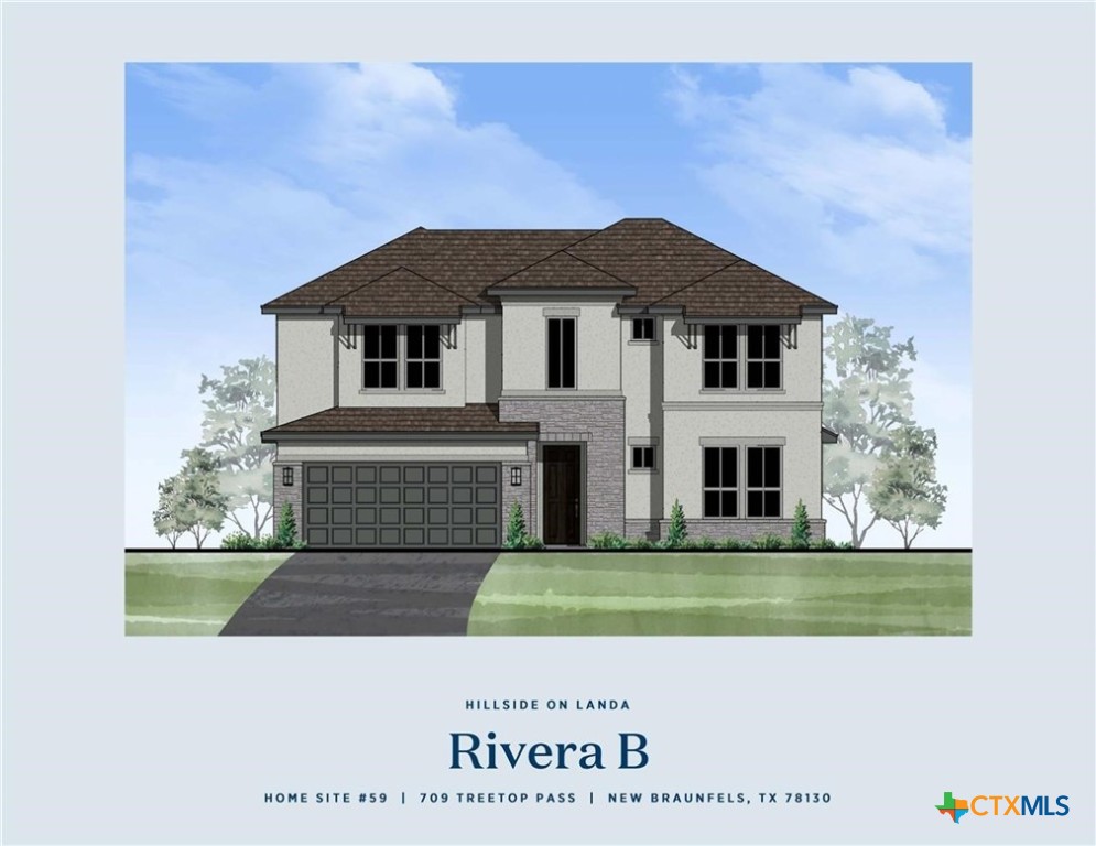 709 Tree Top Pass New Braunfels, TX 78130 - Photo 1 of 11 a view of a house with a big yard