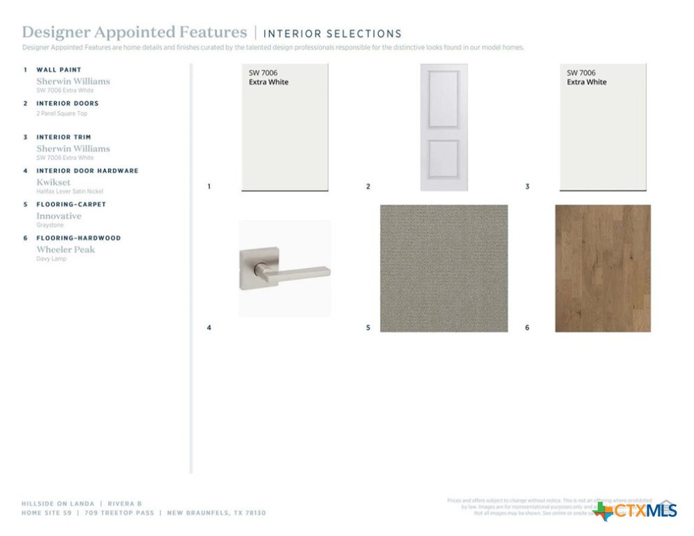 709 Tree Top Pass New Braunfels, TX 78130 - Photo 5 of 11 a picture of wall with a white wall and a painting