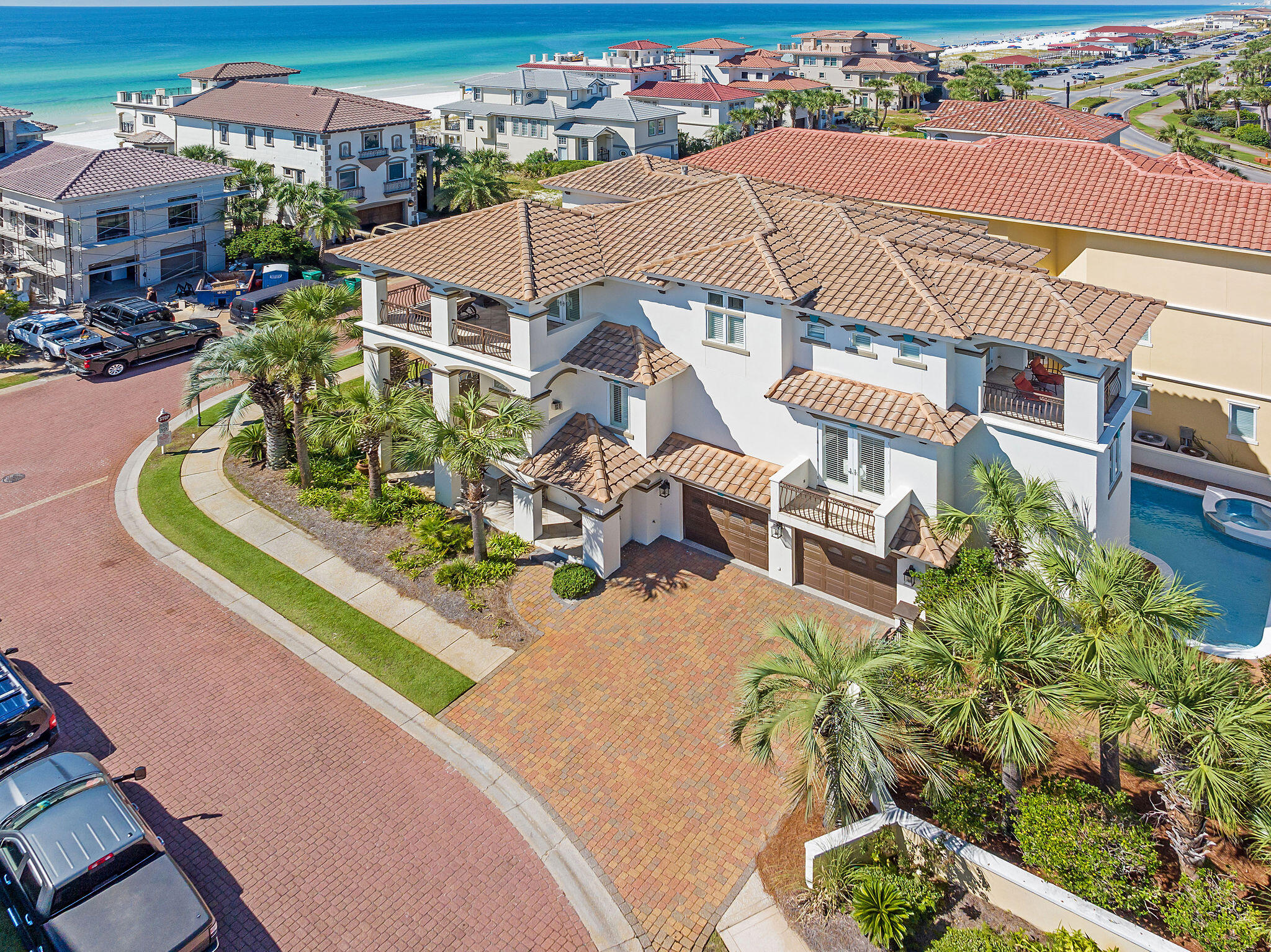 4713 Ocean Boulevard Destin, FL 32541 - Photo 3 of 90 an aerial view of a house with yard swimming pool and outdoor seating