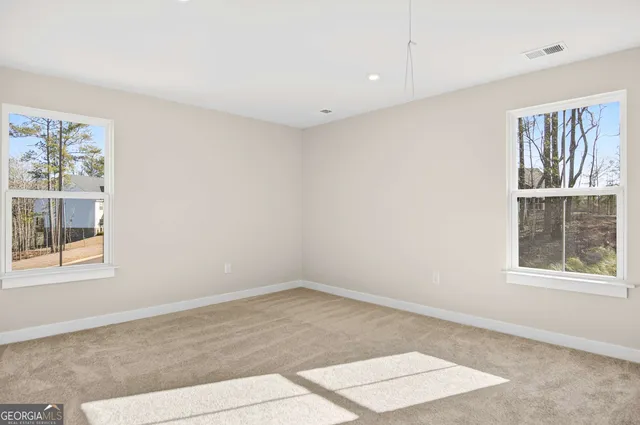 a view of an empty room