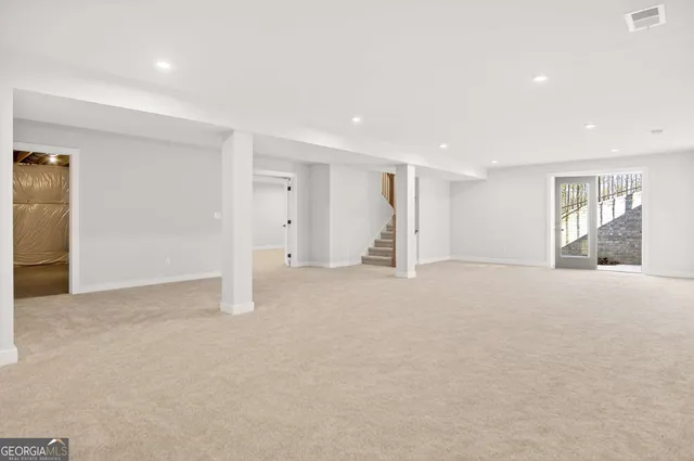 a view of empty room