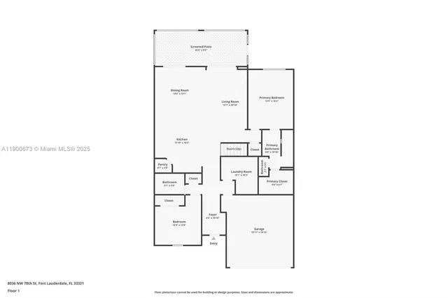 $870,000 | 8036 Northwest 78th Street, Fort Lauderdale, FL 33321